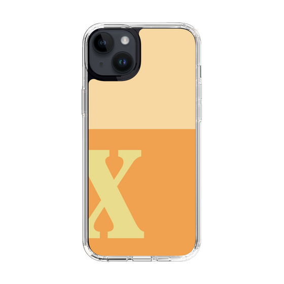 Slim Protection Case［ Original - initial two tone - X orange ］