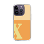 Slim Protection Case［ Original - initial two tone - X orange ］