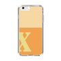 Slim Protection Case［ Original - initial two tone - X orange ］