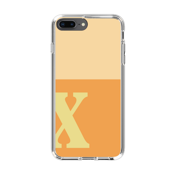 Slim Protection Case［ Original - initial two tone - X orange ］