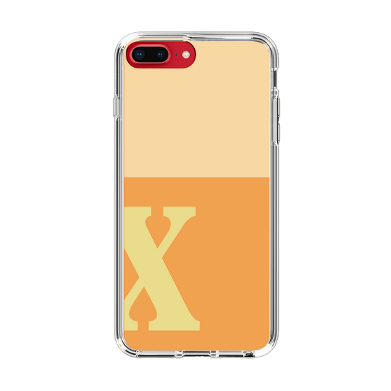 Slim Protection Case［ Original - initial two tone - X orange ］