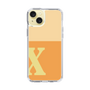 Slim Protection Case［ Original - initial two tone - X orange ］