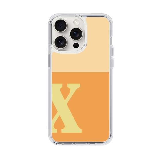 Slim Protection Case［ Original - initial two tone - X orange ］