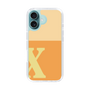 Slim Protection Case［ オリジナル - initial two tone - X orange ］