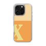 Slim Protection Case［ オリジナル - initial two tone - X orange ］