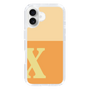 Slim Protection Case［ オリジナル - initial two tone - X orange ］