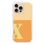Slim Protection Case［ オリジナル - initial two tone - X orange ］
