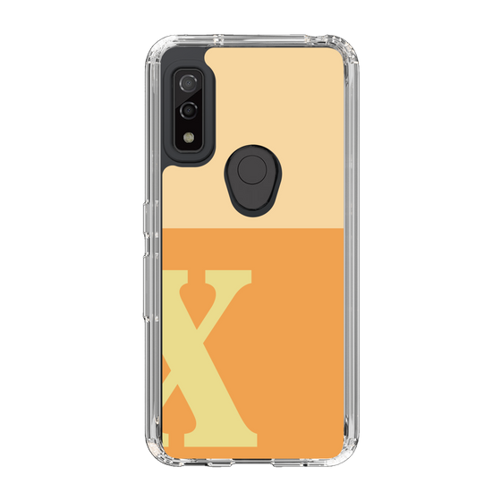 Slim Protection Case［ Original - initial two tone - X orange ］
