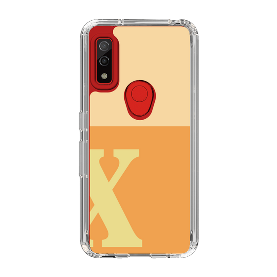 Slim Protection Case［ Original - initial two tone - X orange ］