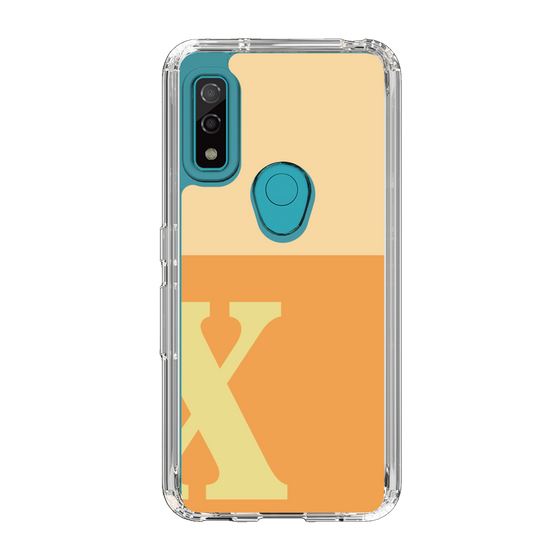 Slim Protection Case［ Original - initial two tone - X orange ］