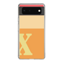 Slim Protection Case［ Original - initial two tone - X orange ］