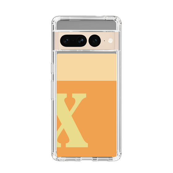 Slim Protection Case［ Original - initial two tone - X orange ］
