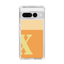 Slim Protection Case［ Original - initial two tone - X orange ］
