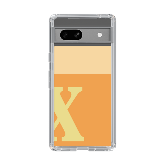 Slim Protection Case［ Original - initial two tone - X orange ］