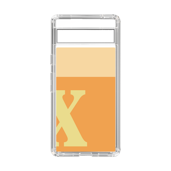 Slim Protection Case［ Original - initial two tone - X orange ］