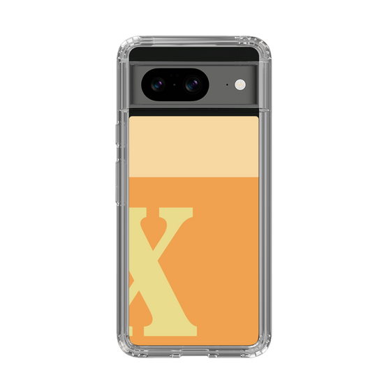 Slim Protection Case［ Original - initial two tone - X orange ］