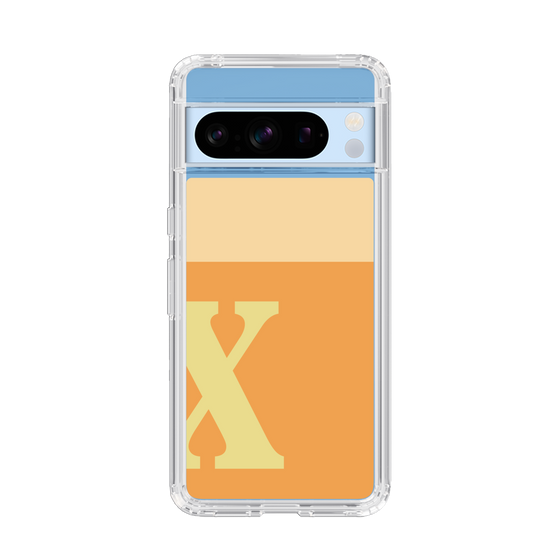 Slim Protection Case［ Original - initial two tone - X orange ］