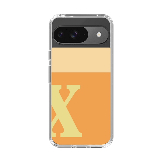 Slim Protection Case［ Original - initial two tone - X orange ］