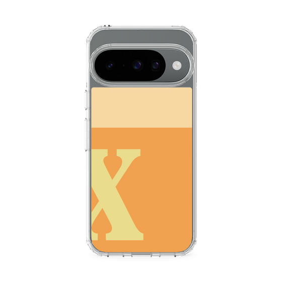 Slim Protection Case［ Original - initial two tone - X orange ］