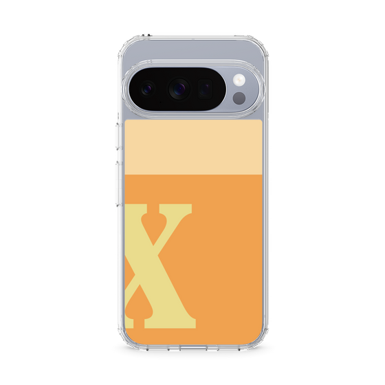 Slim Protection Case［ Original - initial two tone - X orange ］