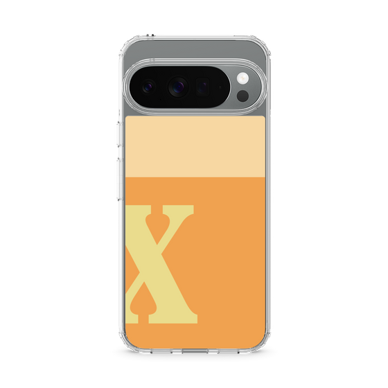 Slim Protection Case［ Original - initial two tone - X orange ］