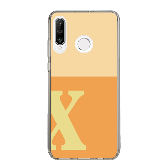Slim Protection Case［ Original - initial two tone - X orange ］