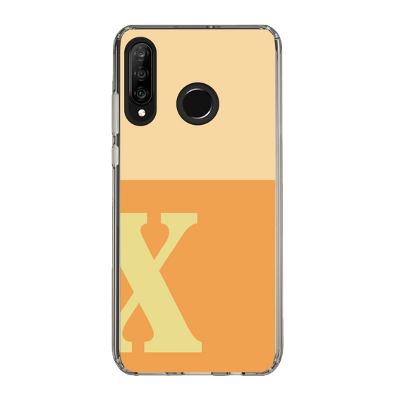 Slim Protection Case［ Original - initial two tone - X orange ］