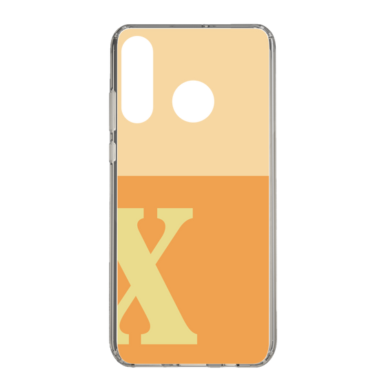 Slim Protection Case［ Original - initial two tone - X orange ］