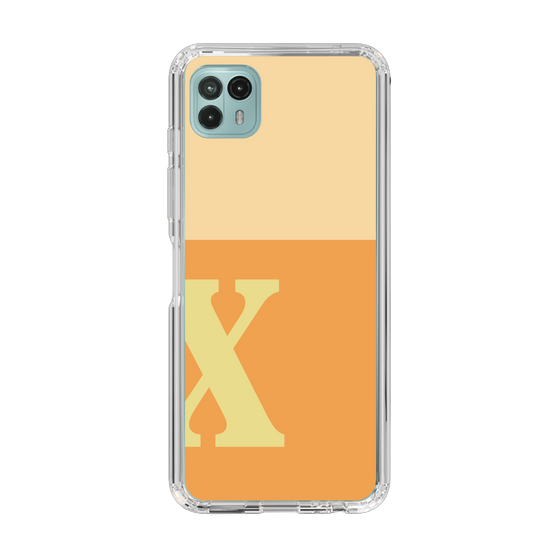 Slim Protection Case［ Original - initial two tone - X orange ］