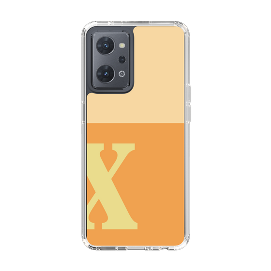 Slim Protection Case［ Original - initial two tone - X orange ］