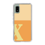 Slim Protection Case［ Original - initial two tone - X orange ］