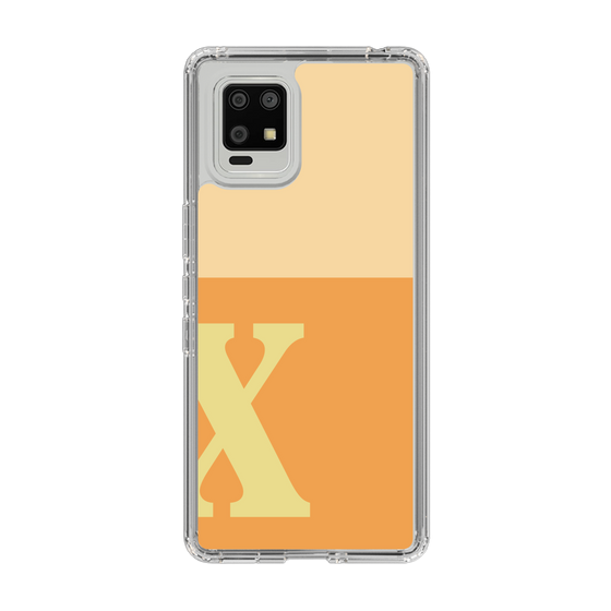 Slim Protection Case［ Original - initial two tone - X orange ］