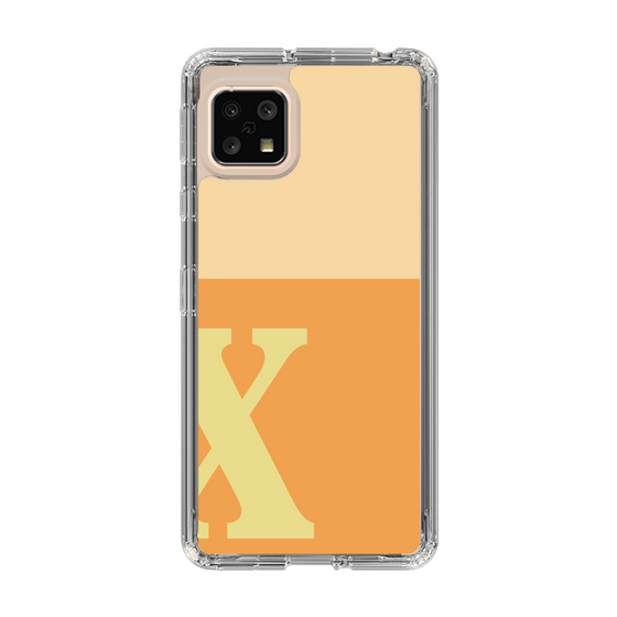 Slim Protection Case［ Original - initial two tone - X orange ］
