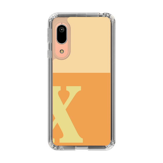 Slim Protection Case［ Original - initial two tone - X orange ］