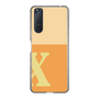 Slim Protection Case［ Original - initial two tone - X orange ］
