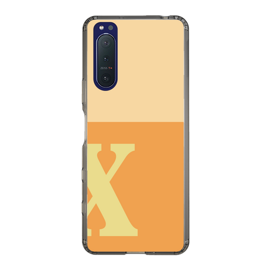 Slim Protection Case［ Original - initial two tone - X orange ］