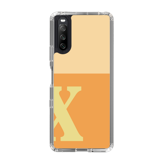 Slim Protection Case［ Original - initial two tone - X orange ］