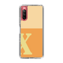Slim Protection Case［ Original - initial two tone - X orange ］