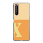 Slim Protection Case［ Original - initial two tone - X orange ］