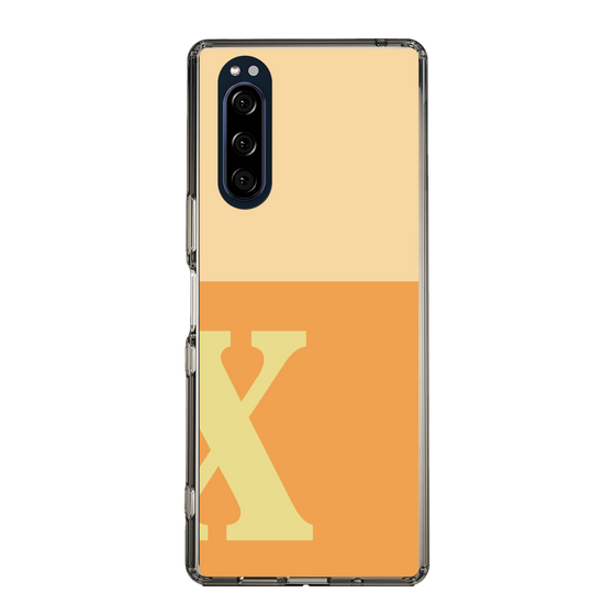 Slim Protection Case［ Original - initial two tone - X orange ］