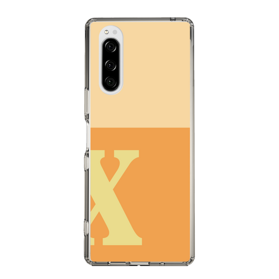 Slim Protection Case［ Original - initial two tone - X orange ］