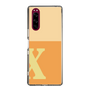Slim Protection Case［ Original - initial two tone - X orange ］