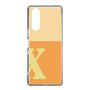 Slim Protection Case［ Original - initial two tone - X orange ］