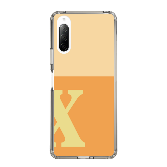 Slim Protection Case［ Original - initial two tone - X orange ］