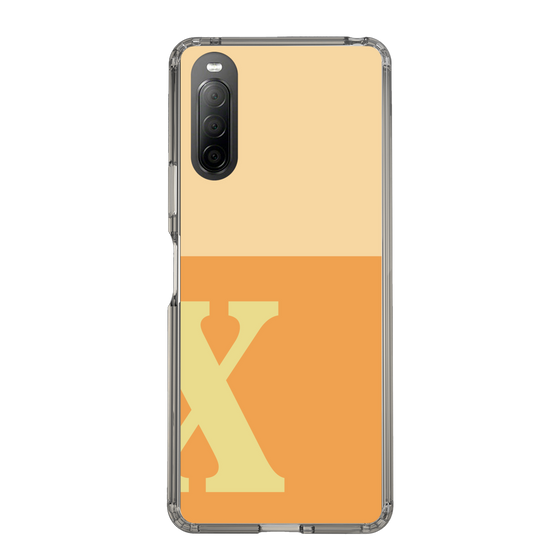 Slim Protection Case［ Original - initial two tone - X orange ］