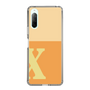 Slim Protection Case［ Original - initial two tone - X orange ］