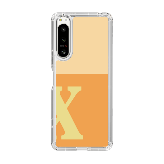 Slim Protection Case［ Original - initial two tone - X orange ］