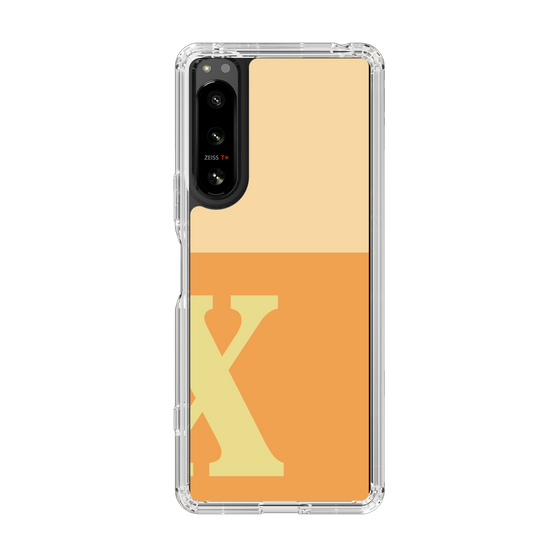 Slim Protection Case［ Original - initial two tone - X orange ］