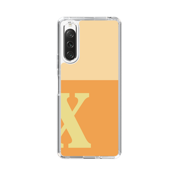 Slim Protection Case［ Original - initial two tone - X orange ］