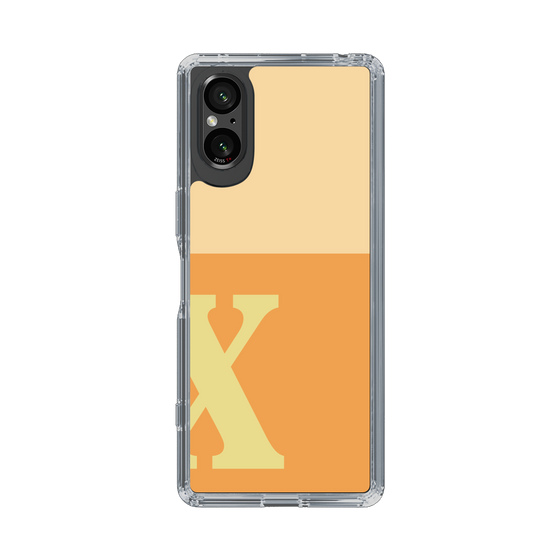 Slim Protection Case［ Original - initial two tone - X orange ］